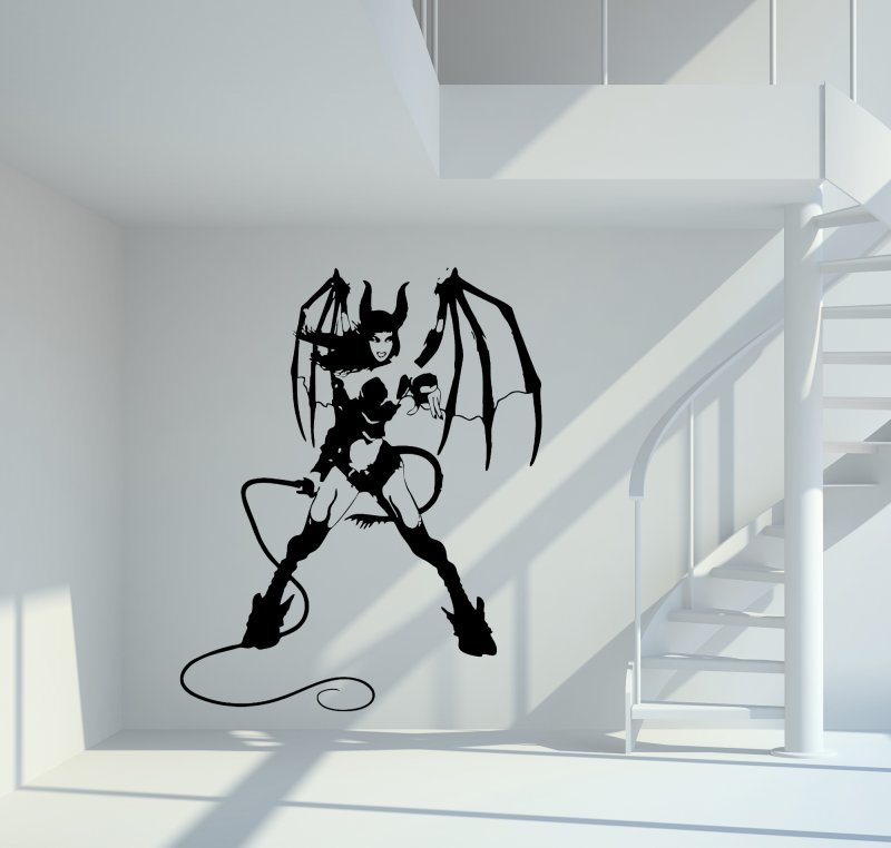 29012 World of Warcraft - Succubus Wandtattoo